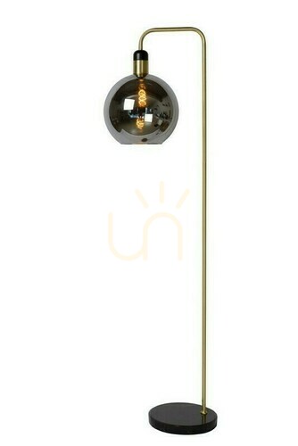 Verifica Lampă de podea Lucide Julius neagră sticlă modernă 34738/01/65