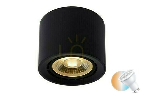 Verifica Plafonieră Lucide Fedler LED negru aluminiu GU10 12W 09921/12/30