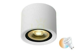 Aplica plafon LED Lucide FEDLER alb 12 cm GU10 09921/12/31 small 0