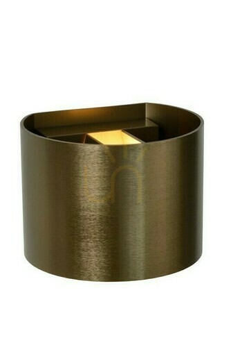 Verifica Aplica de perete Lucide XIO maro aluminiu LED G9 09218/04/97