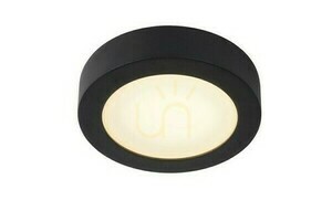 Plafon LED Lucide Brice-LED negru IP44 18 cm 11W 28116/18/30 small 0