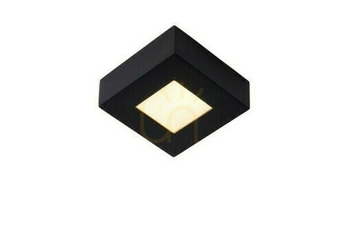 Verifica Plafonieră LED Lucide BRICE-LED Neagră IP44 8W 28117/11/30
