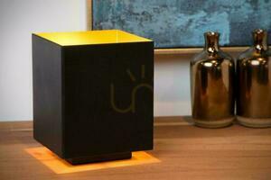 Lampă de masă Lucide Suzy neagră aurie metal E14 45589/01/30 small 2