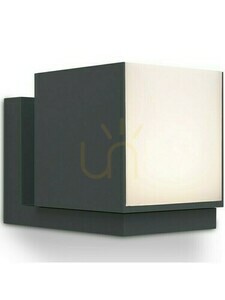 Aplică de perete exterior LED Lutec CUBA 5193803118 antracit 9,5 W 525 lm small 0