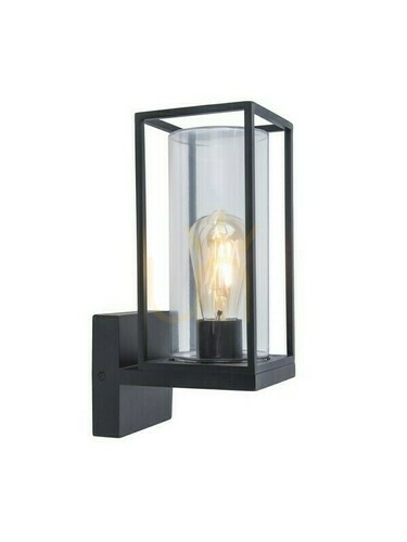 Verifica Lampă de perete exterior Lutec FLAIR negru aluminiu sticlă 5288801012
