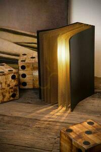 Lampă de masă Lucide Extravaganza Livret negru auriu metal E14 78596/01/30 small 3