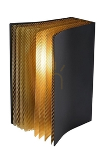 Lampă de masă Lucide Extravaganza Livret negru auriu metal E14 78596/01/30 small 0