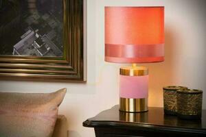 Lampă de masă Lucide Extravaganza Frizzle roz auriu E14 32 cm 10500/81/66 small 2
