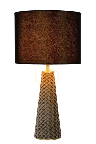 Verifica Lampă de masă Lucide Extravaganza Velvet neagră E27 47 cm 10501/81/30