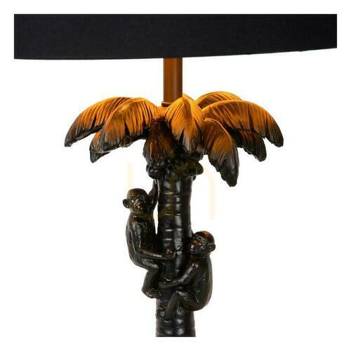 Verifica Lampă de masă Lucide EXTRAVAGANZA COCONUT negru E27 57,5 cm 10505/81/30