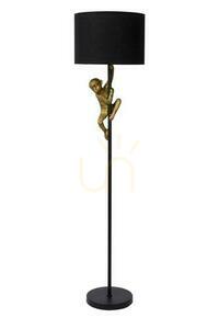 Lampă de podea Lucide Extravaganza Chimp neagră/aurie E27 150 cm 10702/81/30 small 1