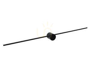 Aplica LED baie Lucide MIZAR neagră 90 cm IP44 12201/90/30 small 1