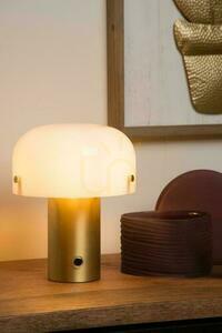 Lampă de masă Lucide Timon aurie sticlă retro 18 cm 05538/01/02 small 3