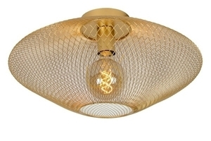 Plafonieră Lucide MESH aurie metalică vintage 45 cm 21123/45/02 small 0