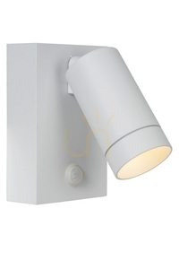 Lampă de perete exterior Lucide TAYLOR alb aluminiu IP54 cu senzor 09831/01/31 small 4