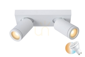 Plafonieră Lucide TAYLOR alb LED GU10 2x5W IP44 09930/10/31 small 0