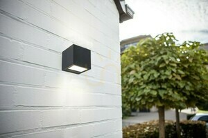 Lampă de perete exterior LED Lutec Gemini 5189114118 antracit 9W IP54 small 2
