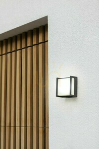 Lampă de perete exterior LED Lutec QUBO 5195401118 antracit 8W IP54 aluminiu small 2