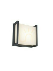 Lampă de perete exterior LED Lutec QUBO 5195401118 antracit 8W IP54 aluminiu small 0