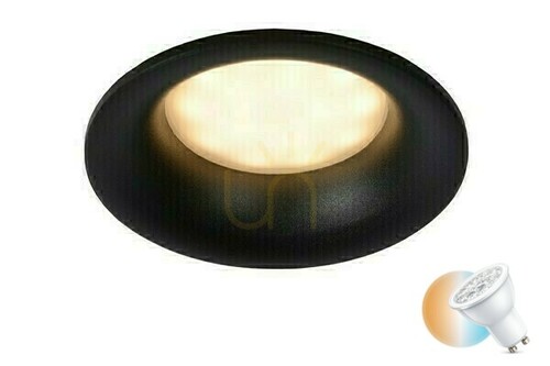 Verifica Aplica plafon Lucide Ziva negru GU10 IP44 LED reglabil 8,5 cm 09923/01/30