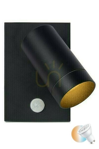 Verifica Aplica de exterior Lucide Taylor negru aluminiu cu senzor de miscare 09831/01/30