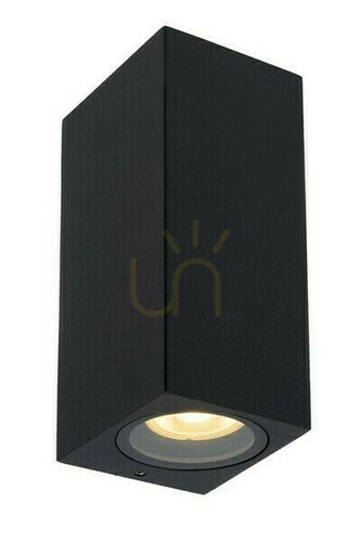 Verifica Lampă de perete exterior Lucide Zaro neagră aluminiu IP44 GU10 69800/02/30