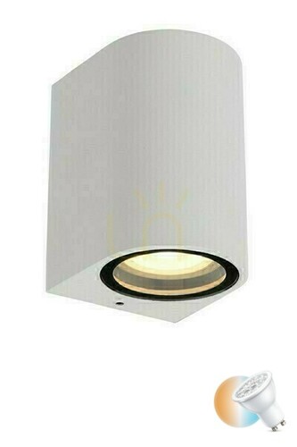 Verifica Aplica exterior Lucide ZARO alb aluminiu IP44 GU10 69801/01/31