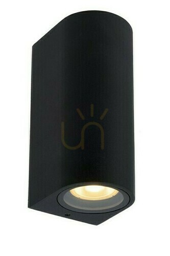 Verifica Aplica exterior Lucide ZARO negru aluminiu IP44 2xGU10 69801/02/30