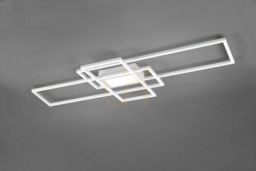 Verifica Plafonieră LED Trio IRVINE 620010431, alb mat, 60 W, 105 cm, cu telecomandă