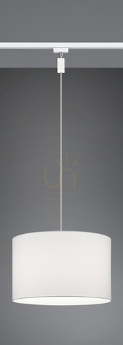 Verifica Pendul pentru șină Trio DUOline 73330101 – alb, E27, Ø40 cm