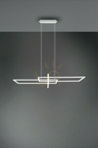 Lampă suspendată LED Trio SALINAS 320310331, alb mat, 110 cm, 4000 K small 1