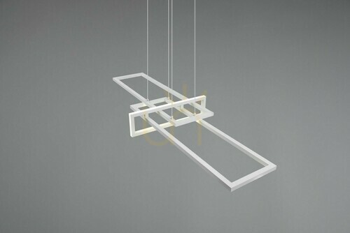 Verifica Lampă suspendată LED Trio SALINAS 320310331, alb mat, 110 cm, 4000 K