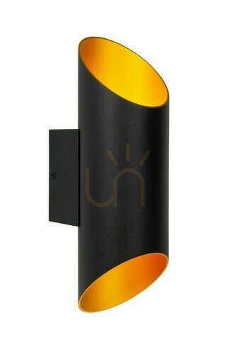 Verifica Aplica de perete Lucide QUIRIJN negru-auriu metal modern 09233/01/30