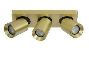 Plafon Lucide NIGEL 3xGU10 auriu aluminiu modern 30 cm 09929/15/02 small 1