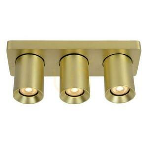 Plafon Lucide NIGEL 3xGU10 auriu aluminiu modern 30 cm 09929/15/02 small 2