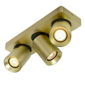 Plafon Lucide NIGEL 3xGU10 auriu aluminiu modern 30 cm 09929/15/02 small 3