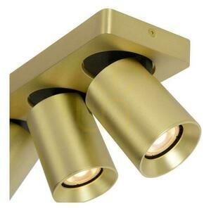 Plafon Lucide NIGEL 3xGU10 auriu aluminiu modern 30 cm 09929/15/02 small 4