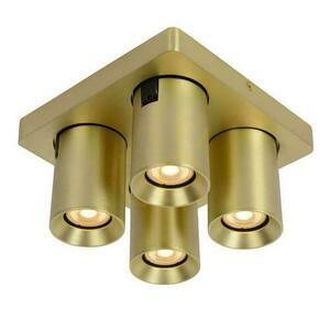 Plafon Lucide NIGEL auriu 4x GU10 20 cm 09929/20/02 small 2