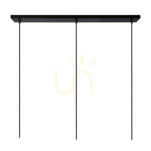 Pendul Lucide NOLAN 30488/03/30 negru metal 3xE27 modern small 4