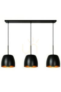 Pendul Lucide NOLAN 30488/03/30 negru metal 3xE27 modern small 0
