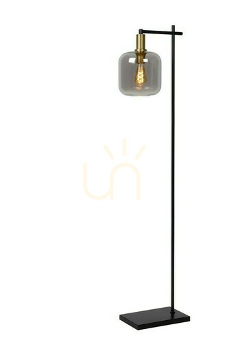 Verifica Lampă de podea Lucide JOANET gri sticlă oțel 150 cm 45794/01/65