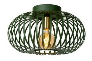 Plafonieră Lucide MANUELA 78174/40/33, metal verde, Ø39,5 cm, 1×E27 small 0