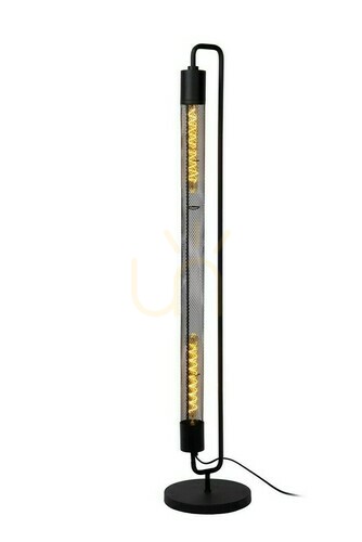 Verifica Lampă de podea Lucide Calixt negru metal vintage 2xE27 130 cm 05733/02/30