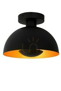 Plafon Lucide Siemon negru metal E27 25 cm 45196/01/30 small 0