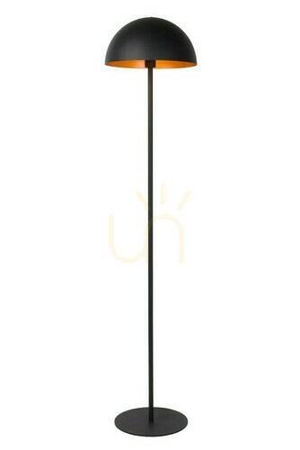 Verifica Lampă de podea Lucide Siemon neagră, oțel, 160 cm, E27, 45796/01/30