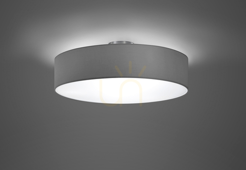 Verifica Plafonieră Trio HOTEL 603900311 gri, nichel mat, 3×E27, 50 cm