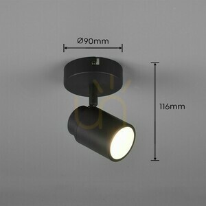 Lampă de perete Trio ANGELO 880400132 small 1
