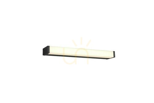 Verifica Aplică LED de baie Trio FABIO 283814232, negru mat, 42,5 cm, 3000 K