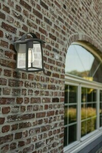Lampă de perete exterior Lutec Kelsey negru aluminiu sticlă 40W 5273603012 small 1