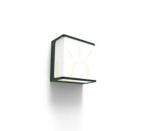 Lampă de perete exterior LED Lutec DOBLO 5105003125 antracit 24W IP54 small 0